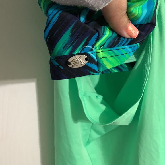 NWOT 2X Zero Posur swimwear top - Picture 3 of 4